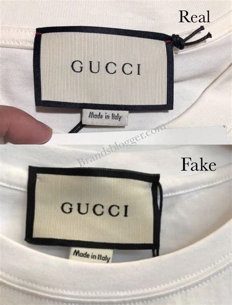 how to spot fake gucci shirt